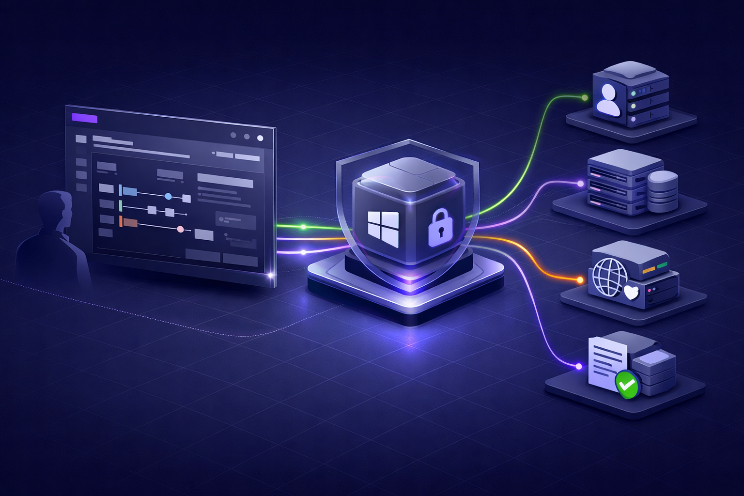 addy automation flow with web console, POD, and enterprise endpoints